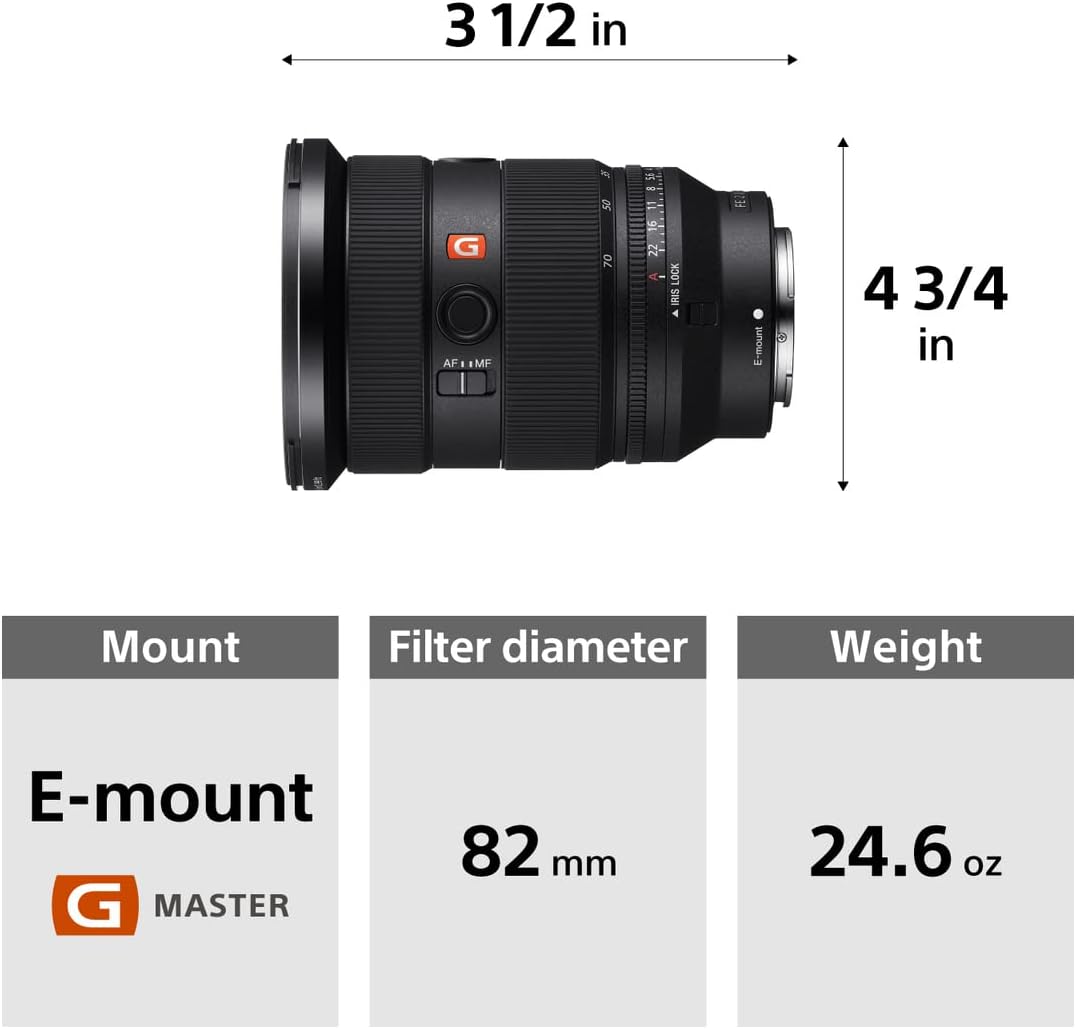  Sony FE 24-70mm f/2.8 GM II Lens (Sony E)